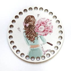 Донышко Принт Девушки 12см Дизайн в ассортименте