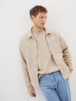 Мужская Рубашка - beige-2