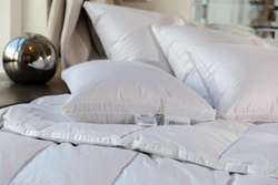 Подушка пуховая с бортиком 50x68 German Grass White Familie Down