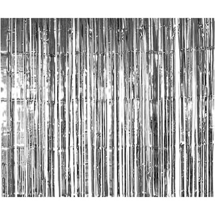 Занавес серебряный 1х2м