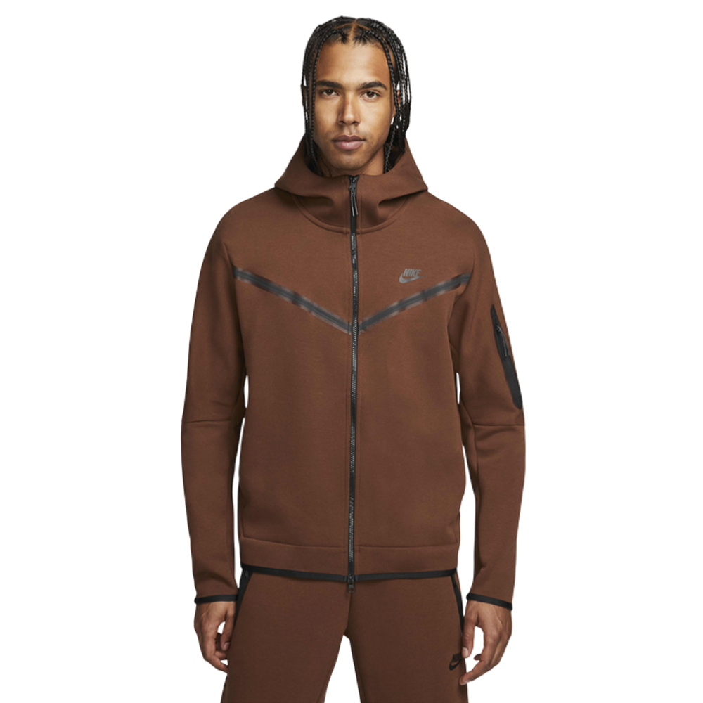 Зип Худи Nike Tech Fleece 2021 Brown
