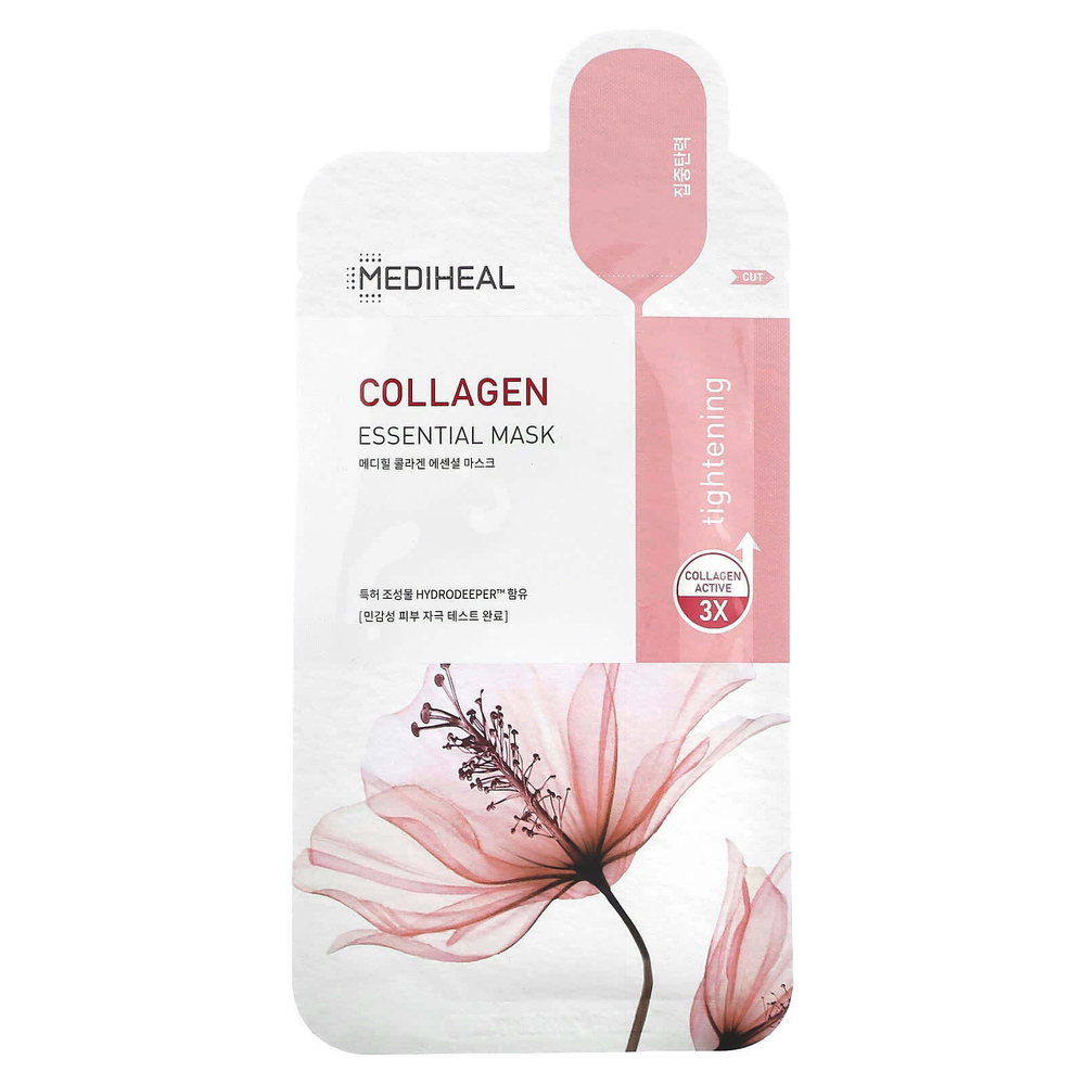 MEDIHEAL, Коллагеновая маска для лица, 1 шт., 24 мл (0,81 жидк. унц.)