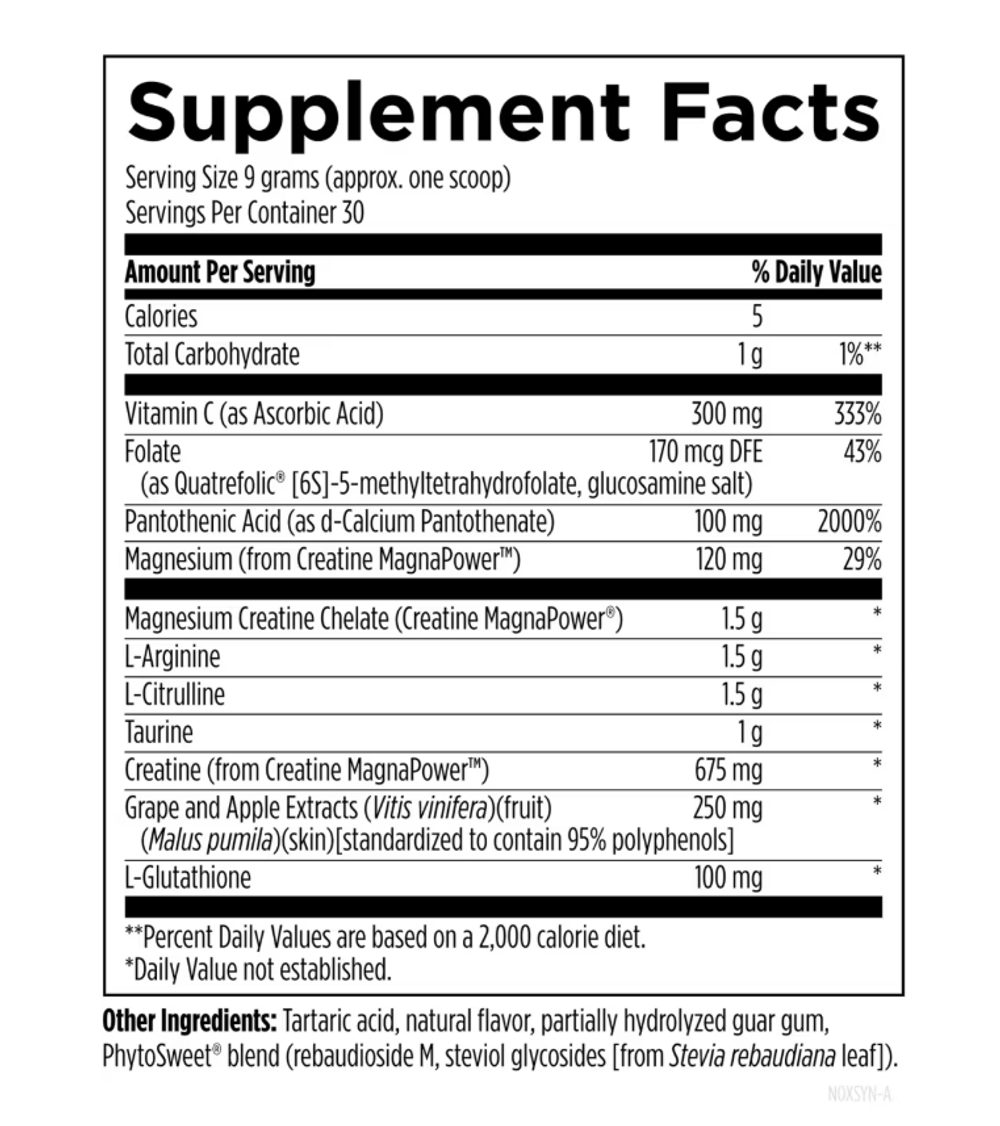 Designs For Health - NOx Synergy - 270 gr