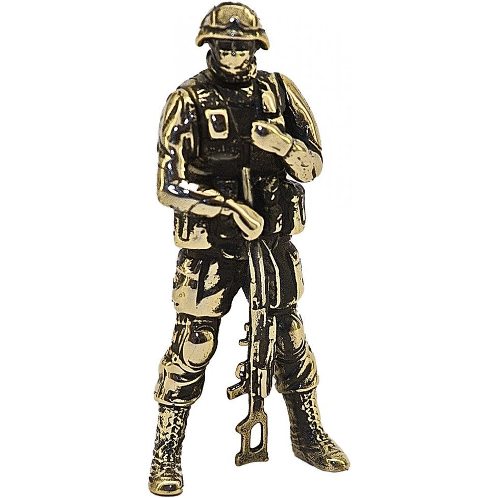 Фигурка солдатик литая Вежливые люди "Домовой", латунь 54 мм (1:32)