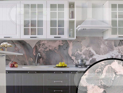 Кухонный фартук Вуаль (Ф-294) 3000х600 мм