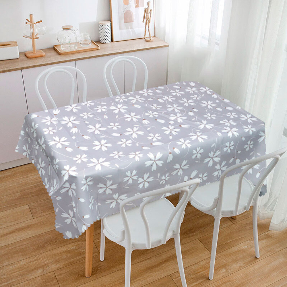 Скатерть 140*180см с водоотталкивающей пропиткой, 100% полиэстер, NN-1008543