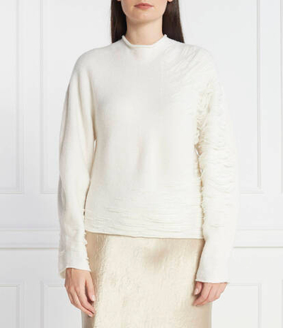 Хлопковый свитер Liviana Conti - белый(L3W420)