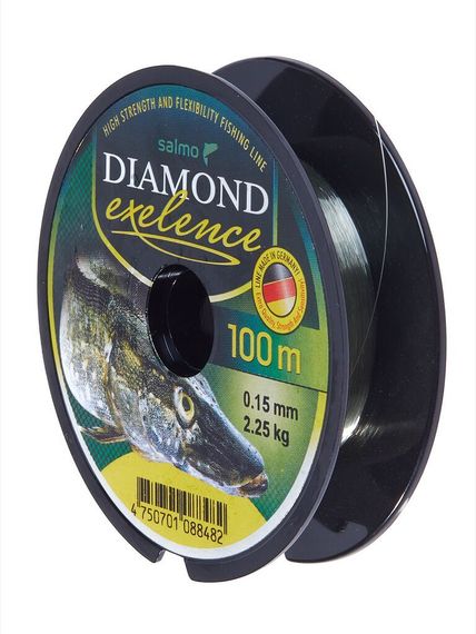 Леска монофильная Salmo Diamond EXELENCE 100 м, 0,15 мм