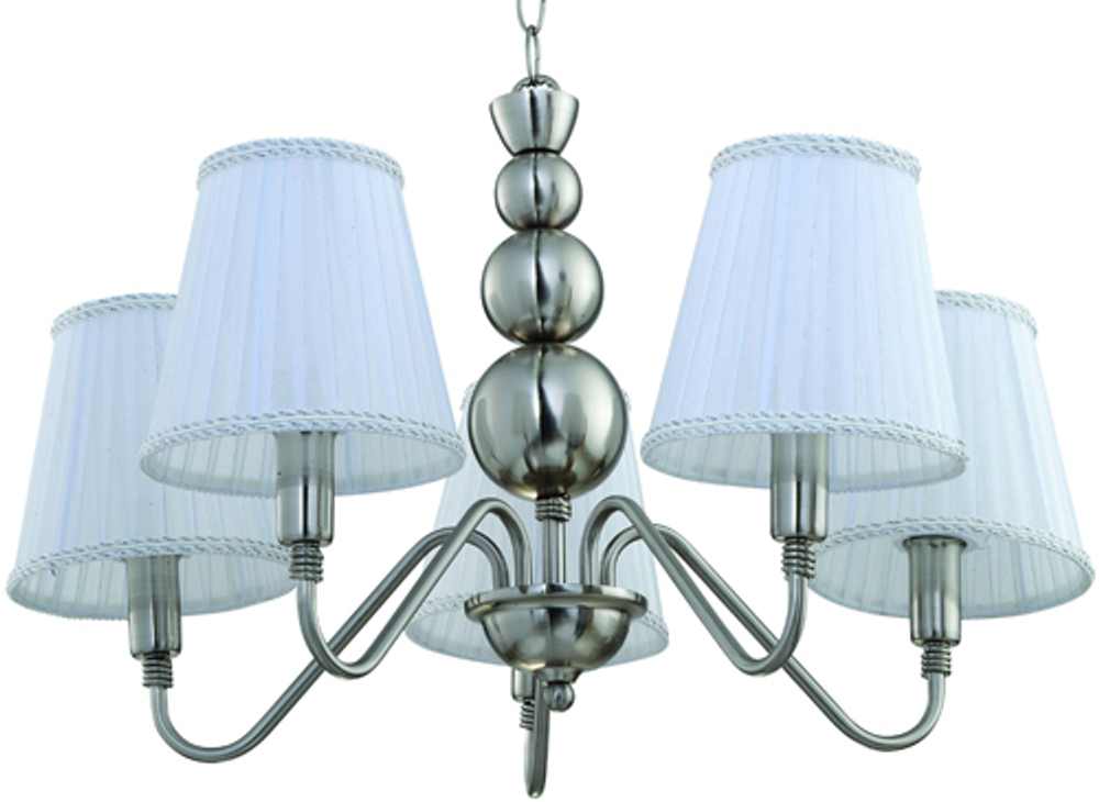 Люстра 832/5-Whitechrome