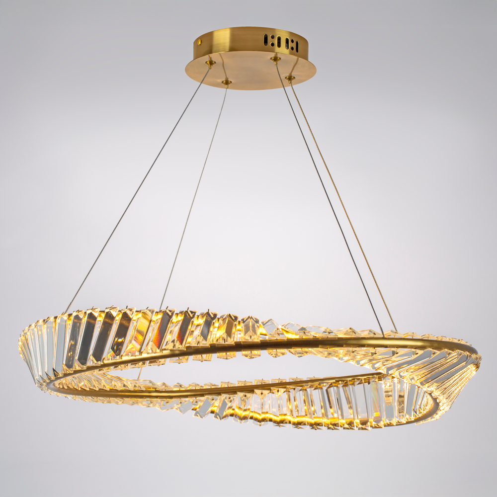 699063 Люстра VIDARE 28W LED 2380LM ЗОЛОТО 3000K IP20