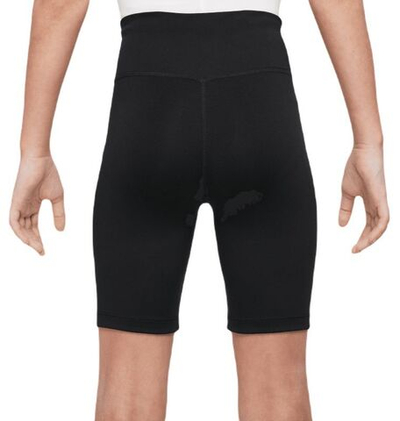Шорты для девочки теннисные Nike Dri-Fit One Bike Shorts - black/white
