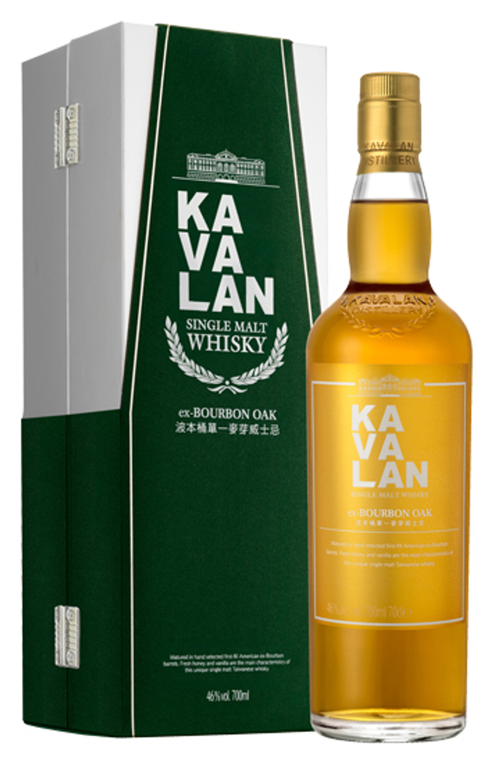 Виски Kavalan ex-Bourbon Oak 46% 0,7 л