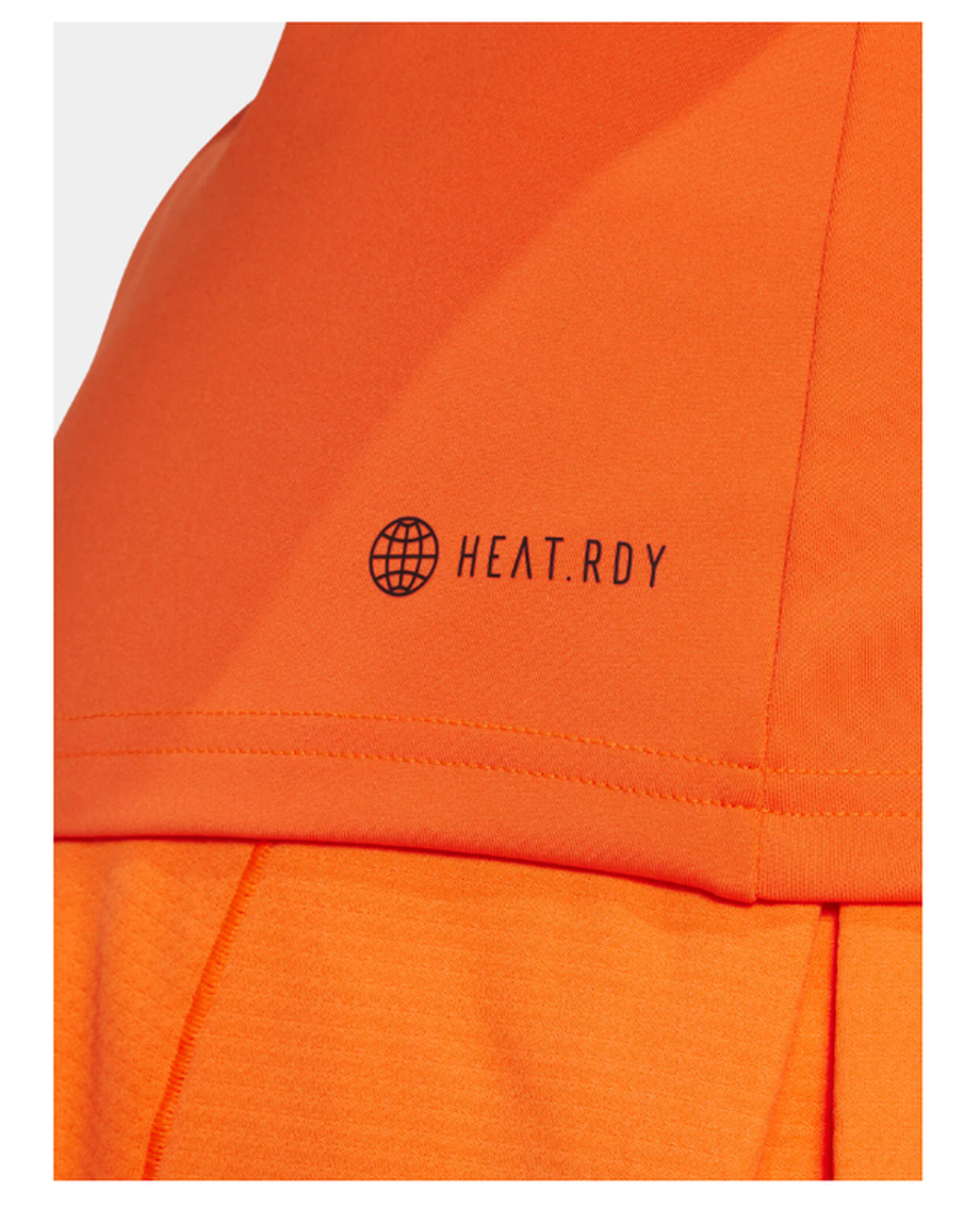 Женский топ теннисный Adidas Y-Tank W - impact orange/black