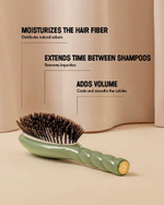 La Bonne Brosse Массажная расческа для волос N 01 Universal Hair Care Brush - Emerald Green