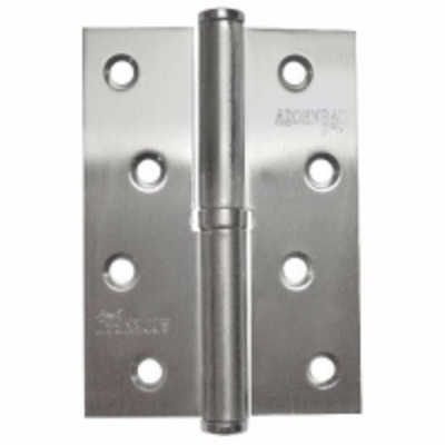 100X75X2.5 RIGHT MATTE SATIN CHROME Правая