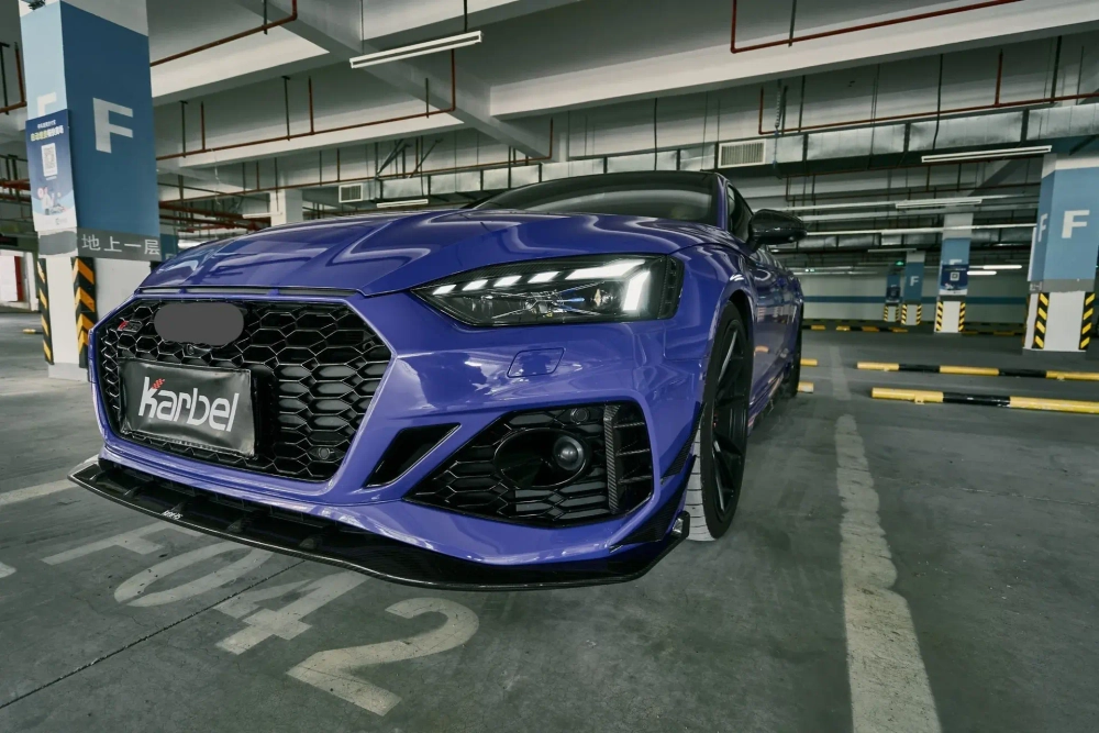 Карбоновая накладка на противотуманные фары для AUDI RS5 B9.5 2020-2025+ Ауди обвес