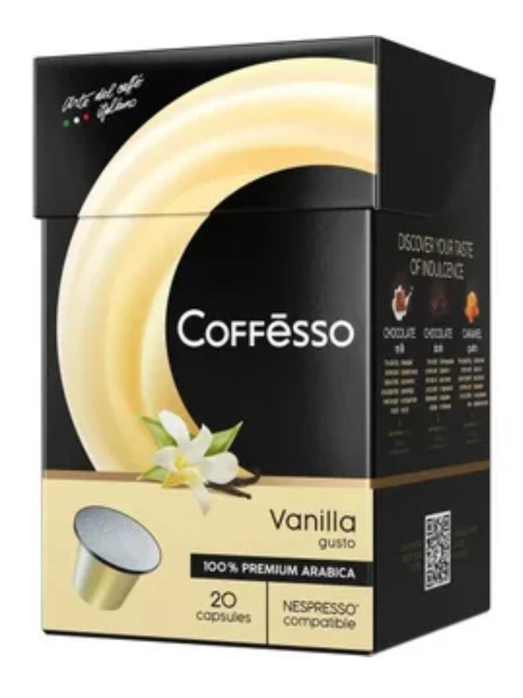 Кофе в капсулах Nespresso Coffesso Vanilla 20 шт x 4 уп
