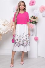 Платье "Кэри" (фуксия) П5783 LT Collection (Акция)