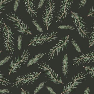 Акварельные еловые ветки от ALI.ART.S