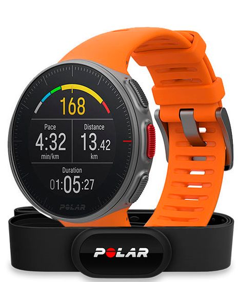 Мультиспортивные часы Polar Vantage V HR (датчик H10) Orange 90069666