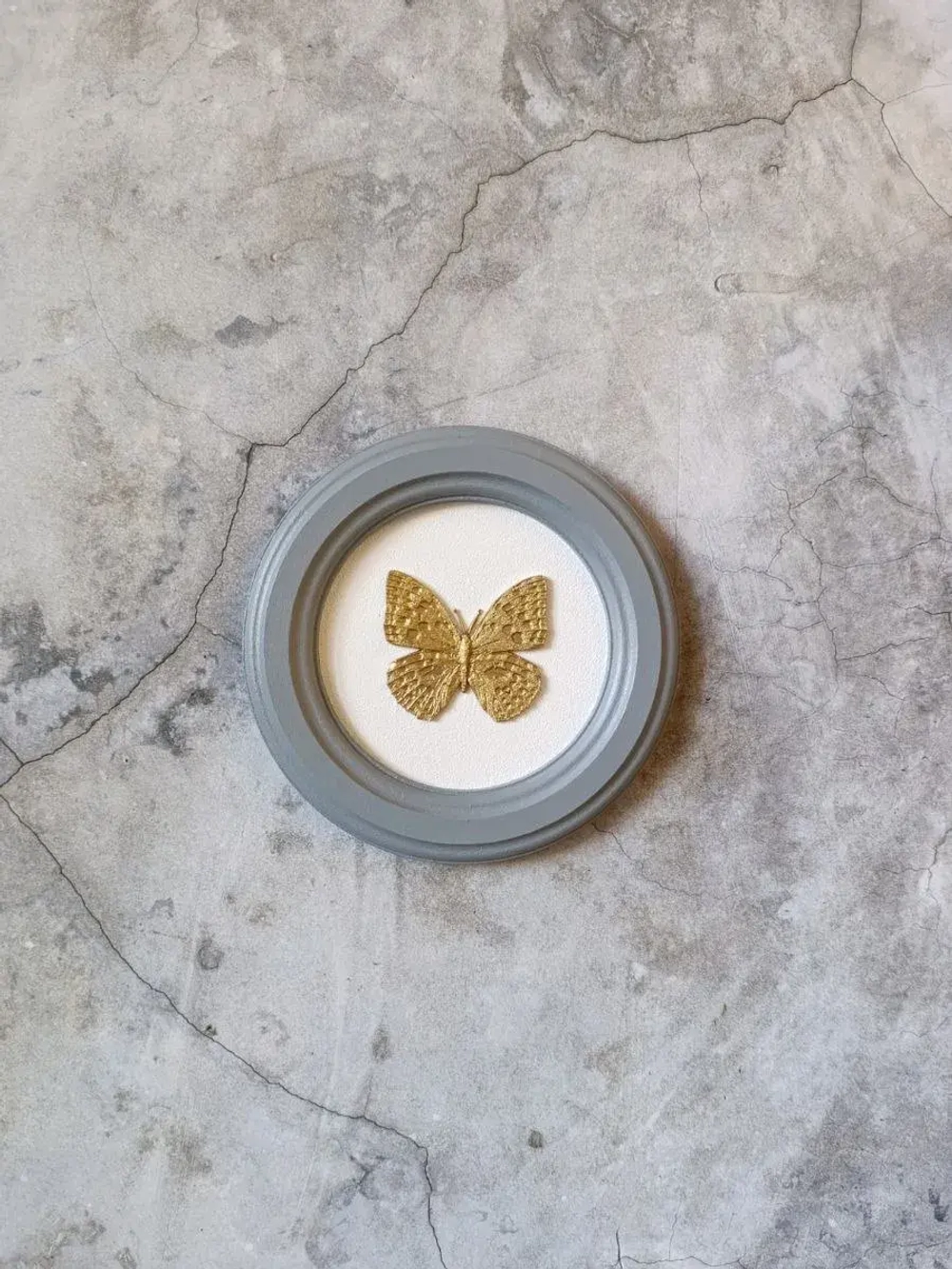 Панно 18 см. насекомые на стену для интерьера Бабочка