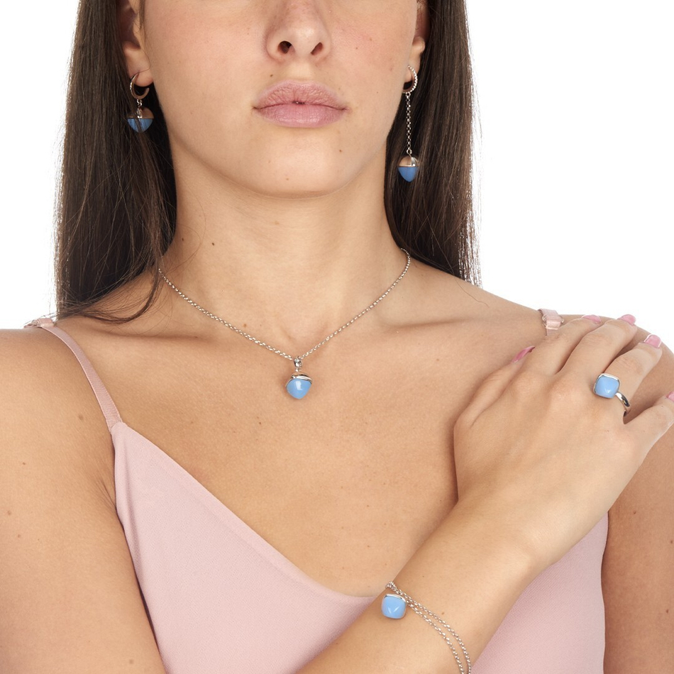 Браслет Boccadamo Caleida Blue XBR863C BL/S с аквамарином