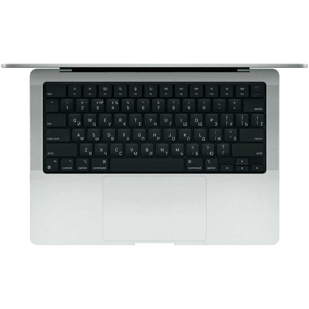Ноутбук Apple MacBook Pro 14 (M1 Pro 8С/14C) 16/1TB Ростест, Silver (Серебристый) MKGT3