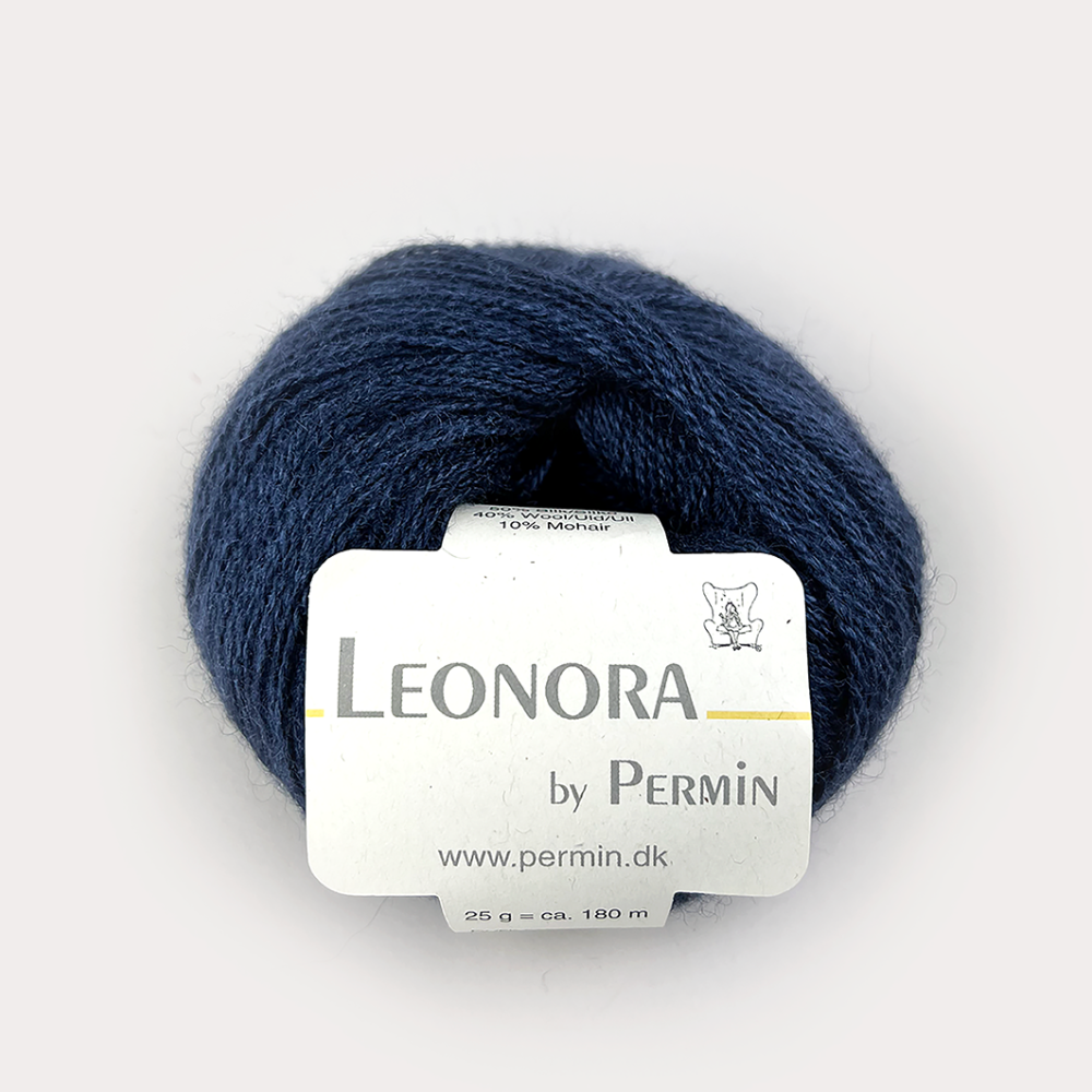 Пряжа для вязания Leonora 880419, 50% шелк, 40% шерсть, 10% мохер (25г 180м Дания)