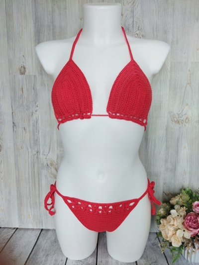 Купальник вязаный