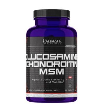 Ultimate Nutrition Glucosamine & Chondroitin & MSM 90 tablets , Хондроитин Глюкозамин и МСМ