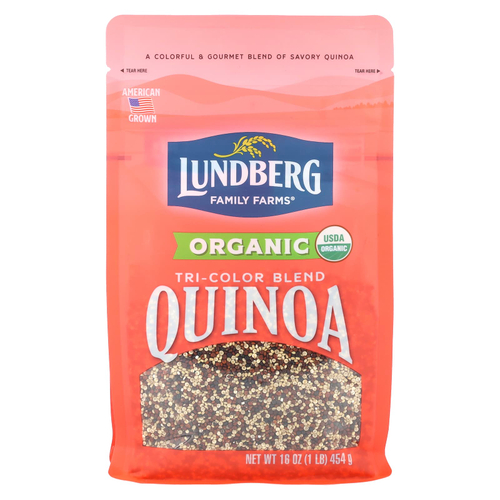 Lundberg, Органическая трехцветная смесь киноа, 454 г (16 унций)