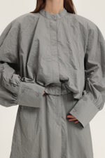 Рубашка из жатого хлопка