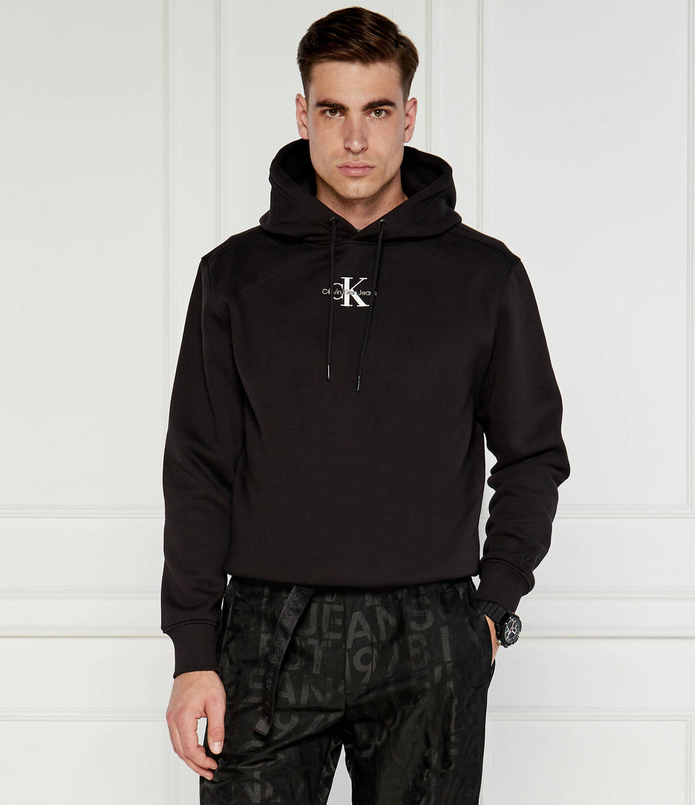 Худи MONOLOGO CALVIN KLEIN JEANS - черный(J30J323749)