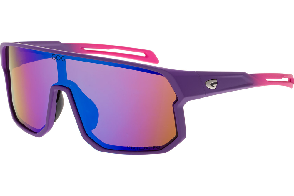 Спортивные очки GOG Vidar / Matt Purple-Pink / Polarized Blue Lens