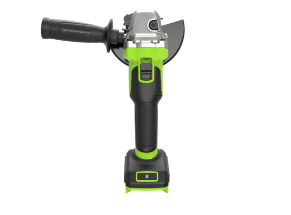 Угловая шлифовальная машина акк. Greenworks AG5900, 24V, б/щет, 125 мм, 8500 об/мин, 3D-Antikickback, без АКБ и ЗУ (3201007)