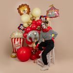 Шар (28''/71 см) Фигура, Слоненок, 1 шт.