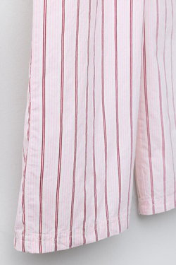 ZARA БРЮКИ В ПОЛОСКУ, РОЗОВЫЙ
