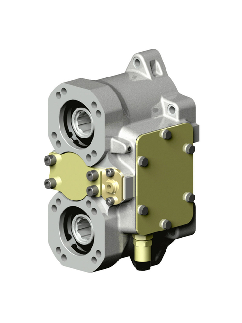 Коробка отбора мощности ISO для КПП ZF с двумя выходами 01004302176