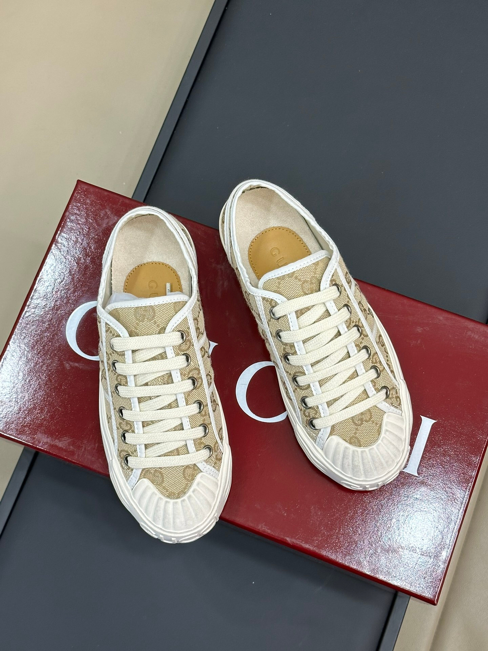 Gucci Ace Sneaker With Web