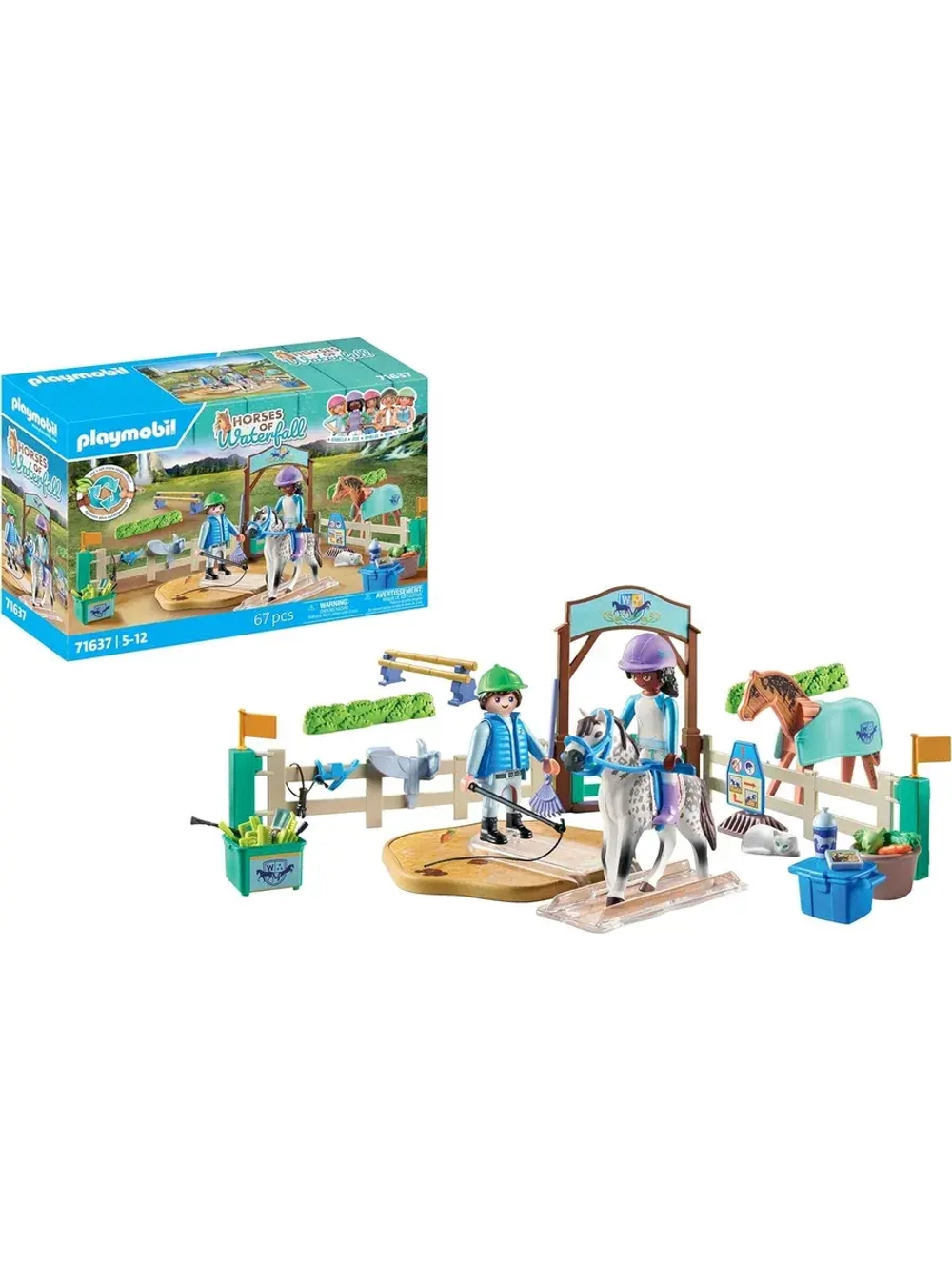 Набор Современная школа верховой езды Playmobil 71637