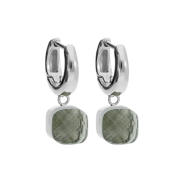 Серьги Qudo FIRENZE (S) Smoky Quartz 107000/20-5110