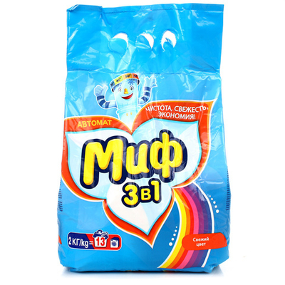 МИФ 2кг Авт Свежий цвет 3в1