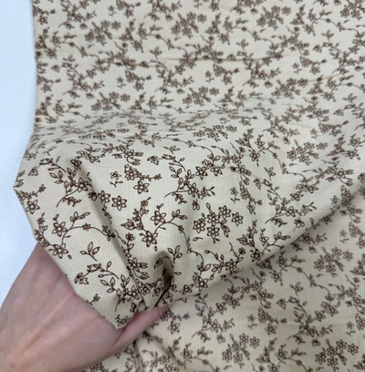 Микровельвет 100% хлопок Цветочный вальс