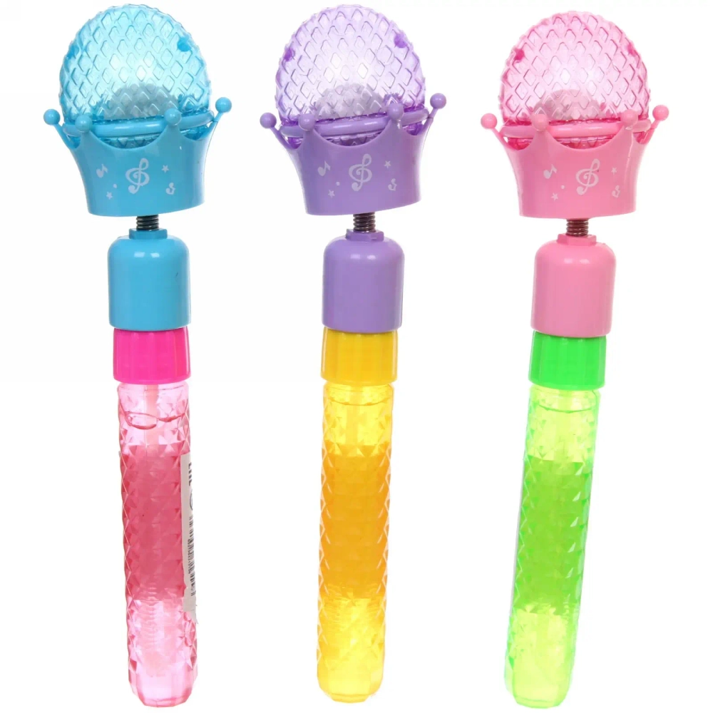 Мыльные пузыри «Кристалл», 21 см, с подсветкой, в ассортименте