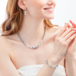 Серьги Coeur de Lion White-Silver 3022/21-1417