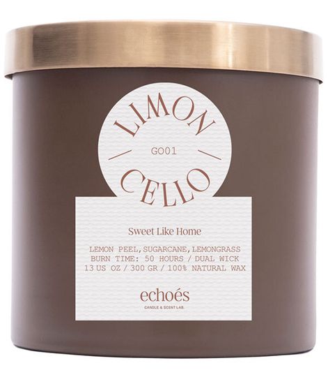Limoncello, свеча Sweet like home collection, Echoes