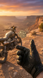 Латунная монета Черепа