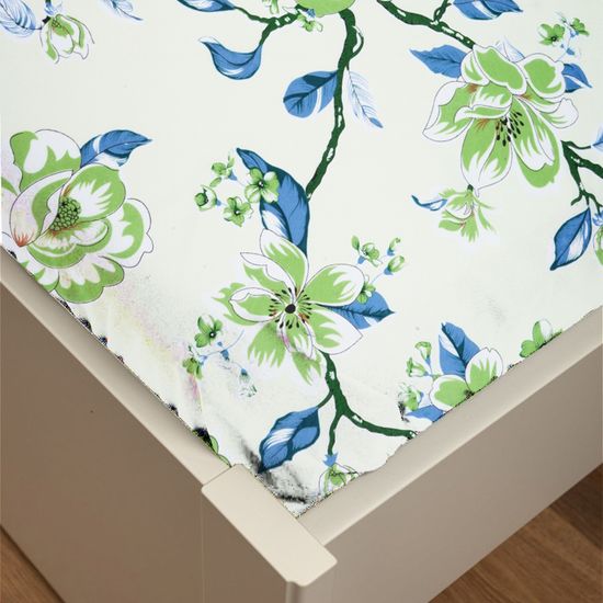 Простыня на резинке Балжан, 140x200х30, полисатин DOMTEKC