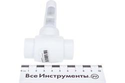 Кран шаровой стандартный проход PPR 20, белый, РТП (25846)