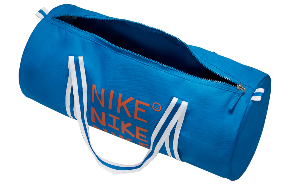 Nike Heritage Travel Bags Light Photo Blue/Light Photo Blue/Psychedelic Orange